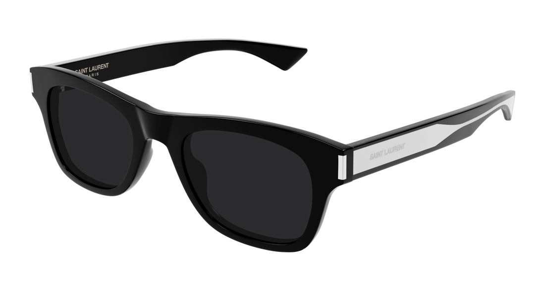 Óculos de sol saint laurent sl 877 001 negro rectangular / squared masculino tamanho 51mm - Vista principal