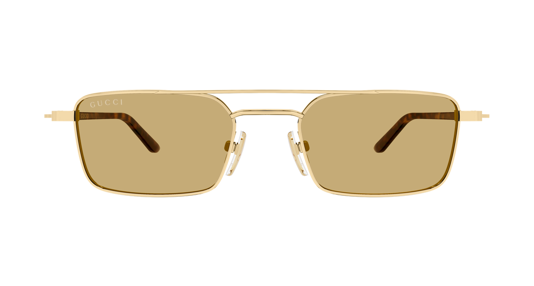 Lunettes de soleil gucci gg2258s 003 dorado rectangular / squared unisex taille 49mm - Vue détaillée