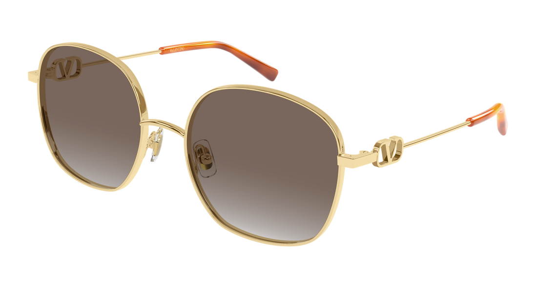 Sunglasses valentino vg0028s 002 dorado rectangular / squared femenino size 57mm - Main view