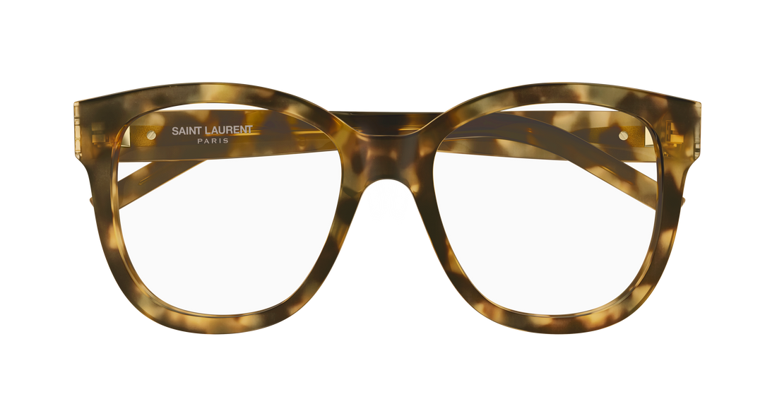 Óculos graduados saint laurent sl m97 012 havana rectangular / squared femenino tamanho 54mm - Vista de detalhe