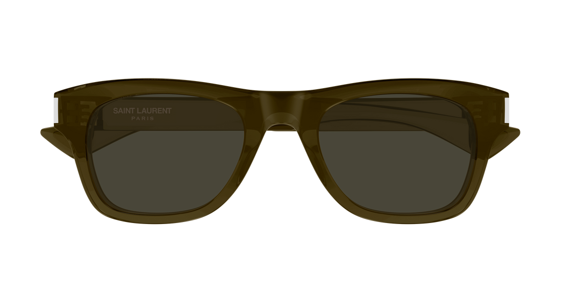 Óculos de sol saint laurent sl 877 004 marron rectangular / squared masculino tamanho 51mm - Vista de detalhe