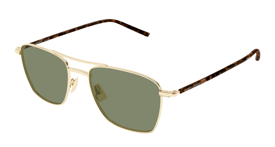 Óculos de sol saint laurent sl 866 003 dorado pilot/navigator unisex tamanho 53mm - Vista principal
