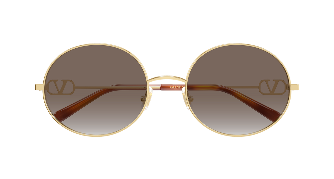 Occhiali da sole valentino vg0027s 002 dorado round/oval/panthos femenino taglia 56mm - Vista dettagliata