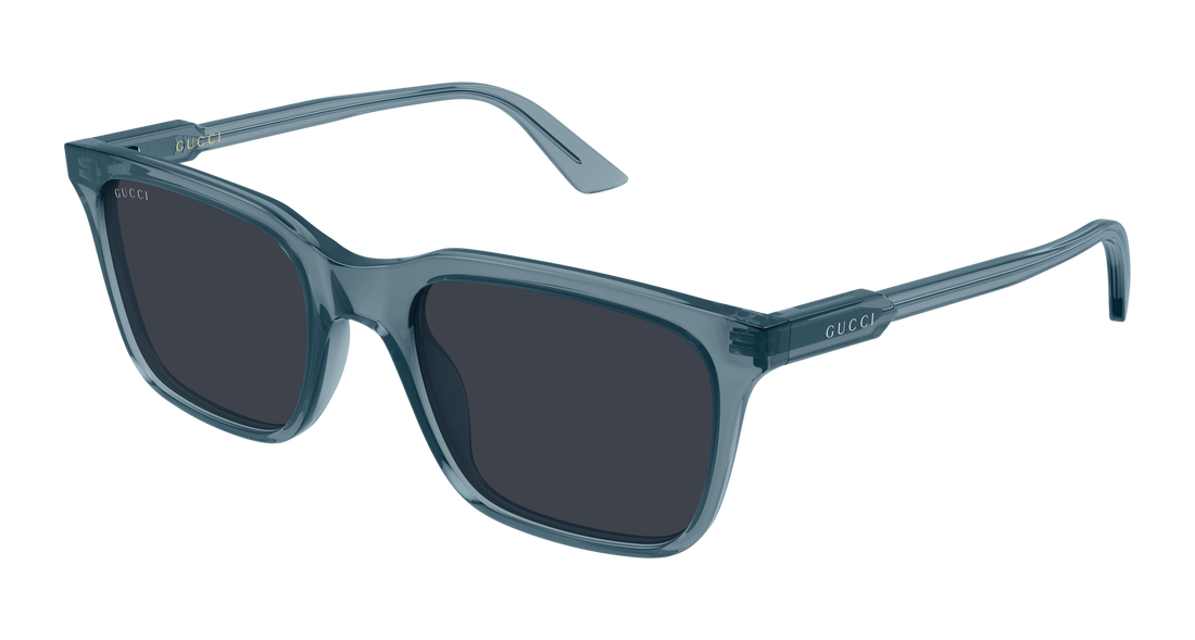 Lunettes de soleil gucci gg2114s 003 azul rectangular / squared masculino taille 53mm - Vue principale
