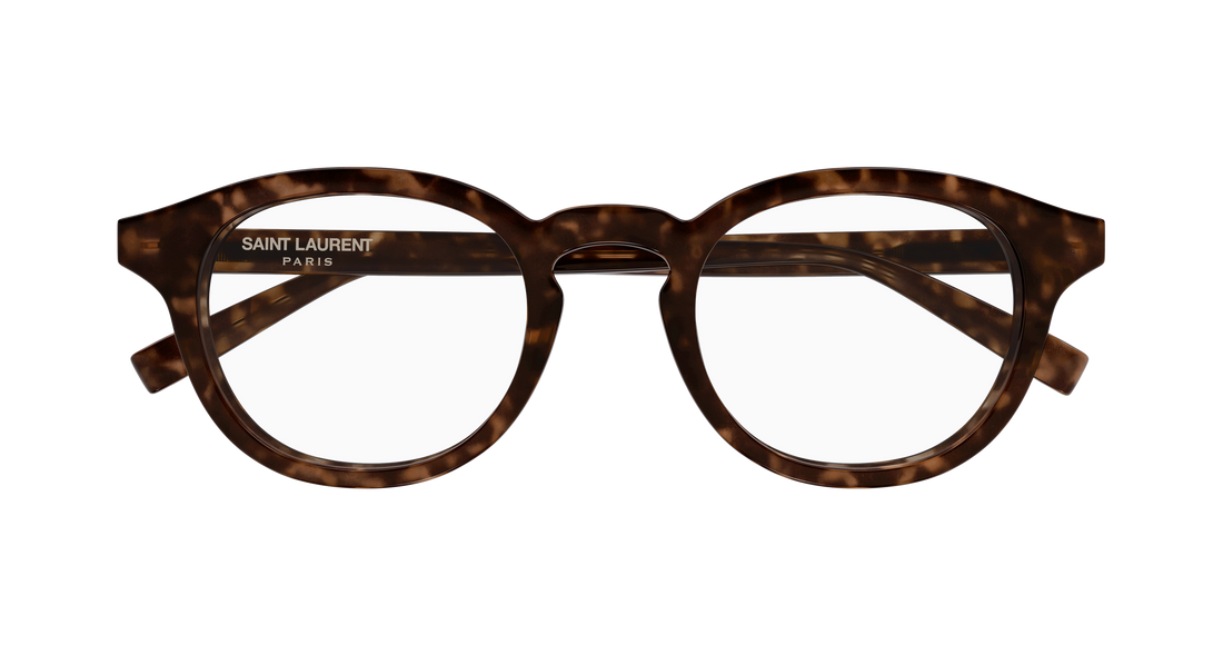 Brillen saint laurent sl 907 002 havana cat eye masculino größe 47mm - Detailansicht