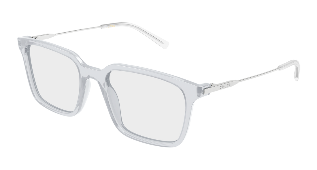 Lunettes de vue gucci gg2252o 003 gris rectangular / squared masculino taille 53mm - Vue principale