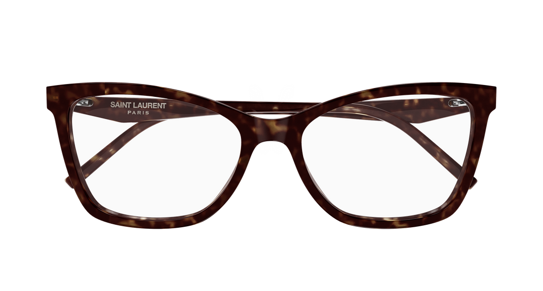 Prescription glasses saint laurent sl m183 002 havana cat eye femenino size 57mm - Detailed view