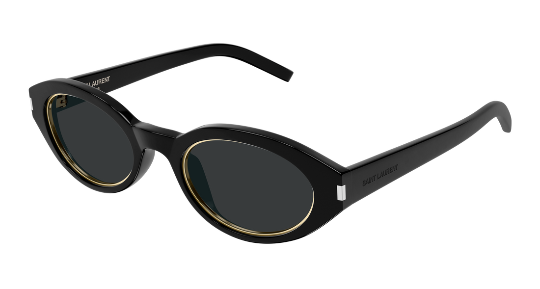 Solbriller saint laurent sl 567 rim 004 negro round/oval/panthos femenino størrelse 52mm - Hovedvisning