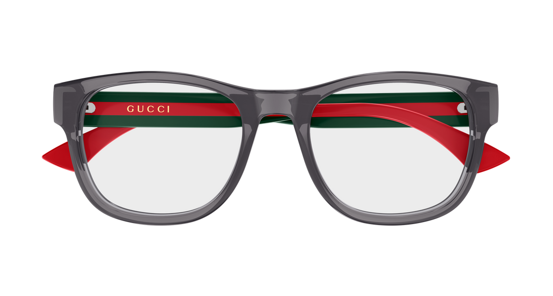 Brillen gucci gg0004onn 003 gris rectangular / squared masculino größe 53mm - Detailansicht