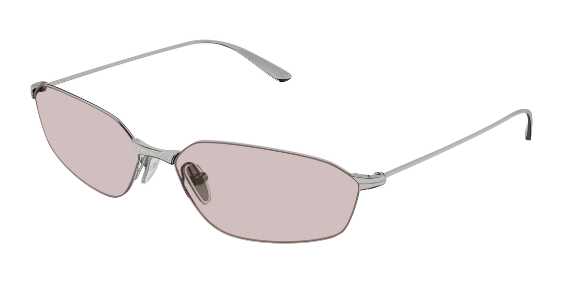 Sunčane naočale balenciaga bb0412s 006 plateado geometrical/directional unisex veličina 62mm - Glavni prikaz