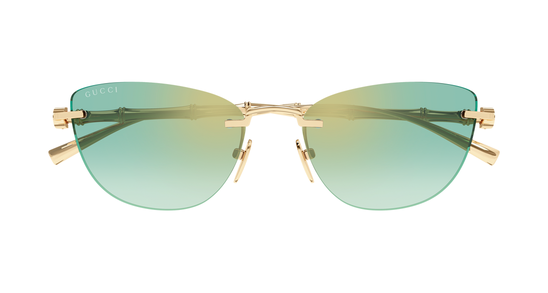 Lunettes de soleil gucci gg2063s 003 dorado cat eye femenino taille 55mm - Vue détaillée
