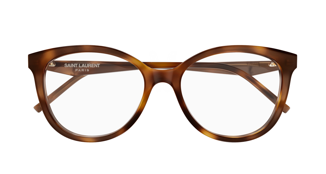 Prescription glasses saint laurent sl m184 003 havana cat eye femenino size 53mm - Detailed view