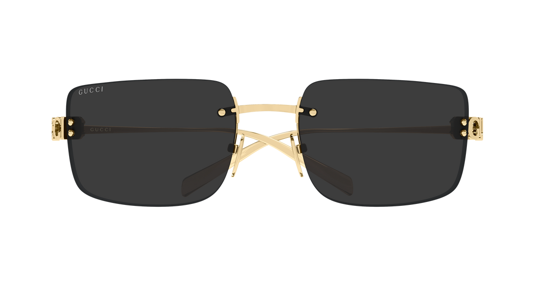 Lunettes de soleil gucci gg2038s 001 dorado rectangular / squared femenino taille 61mm - Vue détaillée