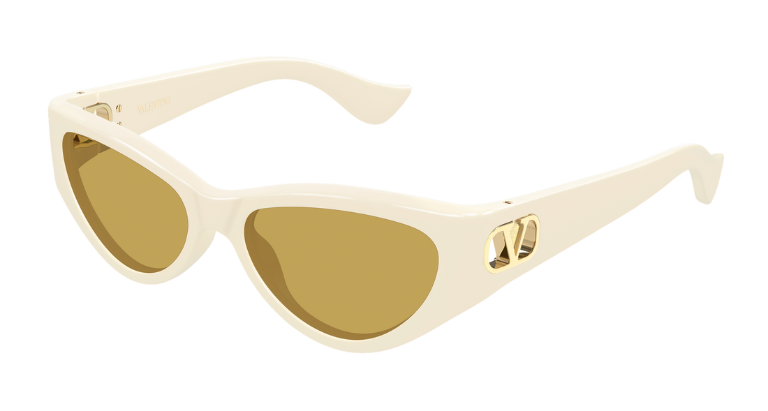 Occhiali da sole valentino vg0014s 004 beige cat eye femenino taglia 54mm - Vista principale