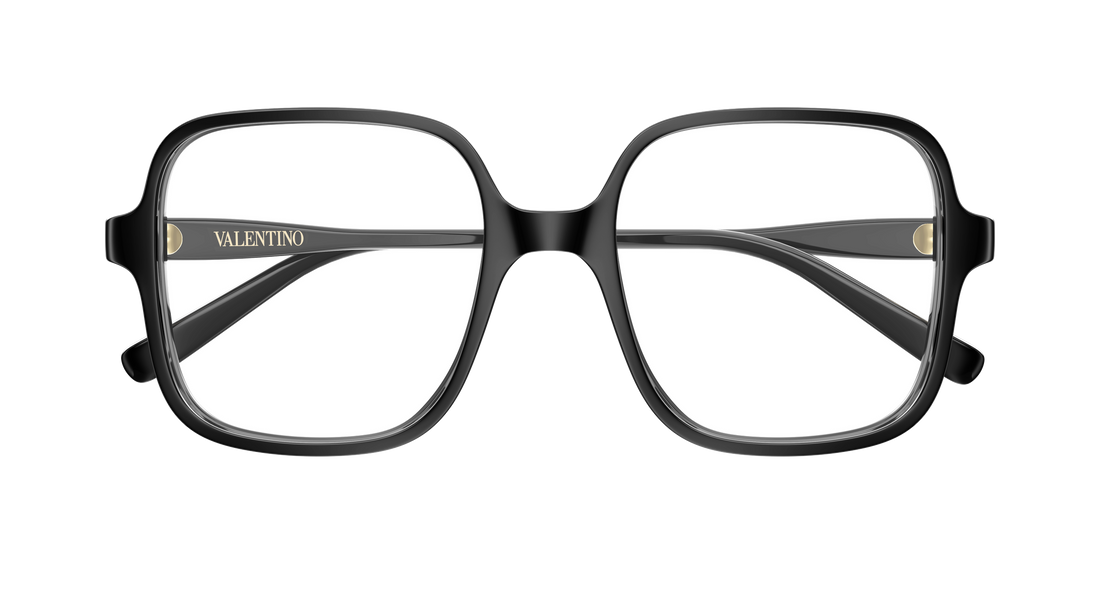 Brillen valentino vg0021o 001 negro round/oval/panthos femenino größe 53mm - Detailansicht