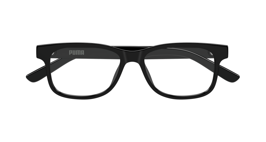 Gafas graduadas puma pj0089o 001 negro rectangular / squared infantil talla 47mm - Vista de detalle