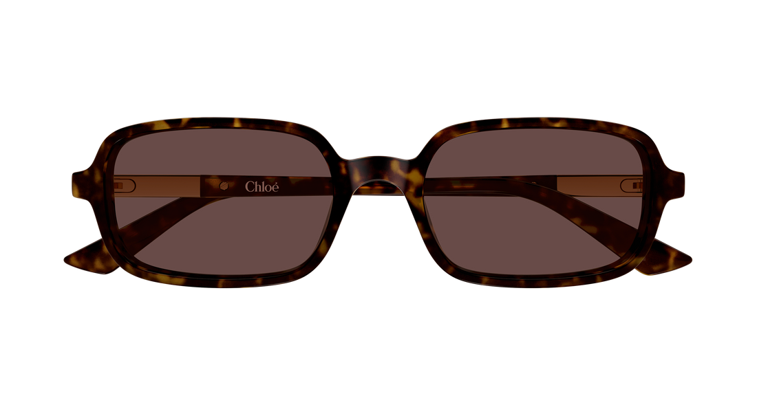 Sunglasses chloé ch0363s 002 havana rectangular / squared femenino size 53mm - Detailed view