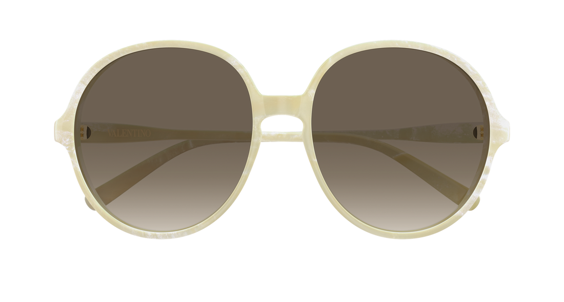 Occhiali da sole valentino vg0017s 004 beige round/oval/panthos femenino taglia 59mm - Vista dettagliata