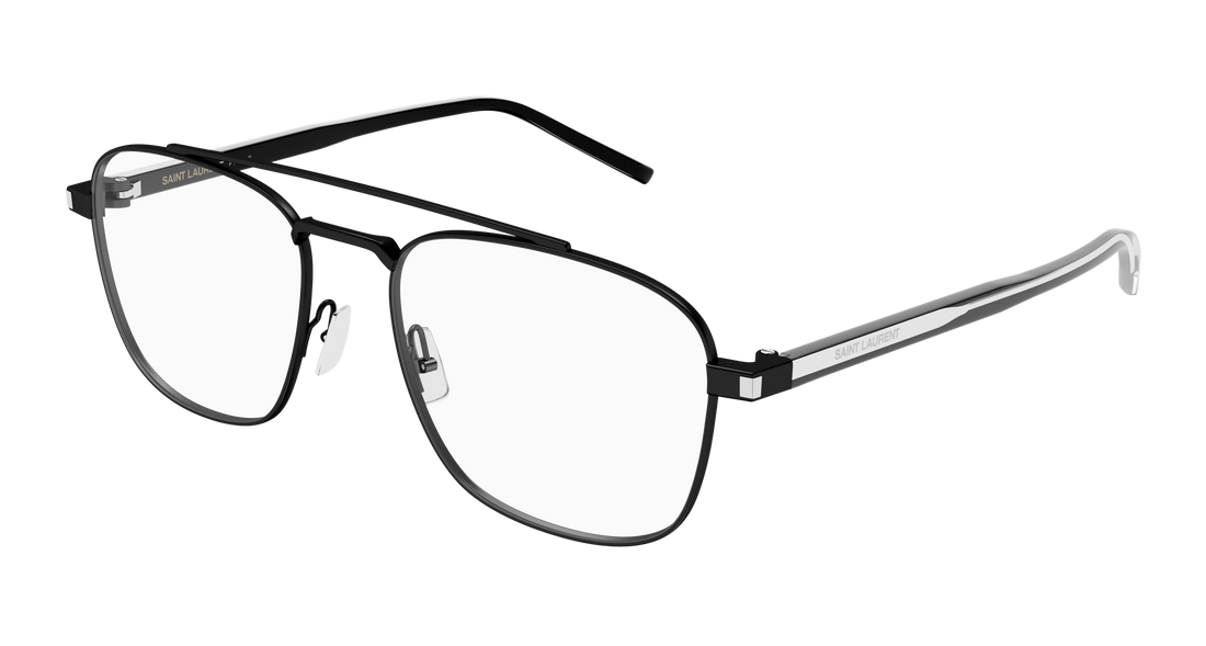 Brillen saint laurent sl 665 opt 001 negro pilot/navigator unisex größe 56mm - Hauptansicht