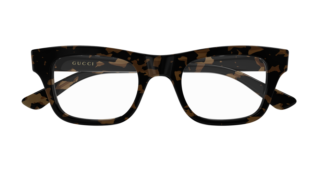 Briller gucci gg2244o 008 havana rectangular / squared masculino størrelse 50mm - Detaljeret visning