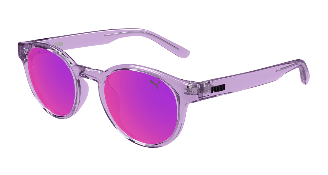 Sunglasses puma pj0091s 007 morado round/oval/panthos infantil size 47mm - Main view