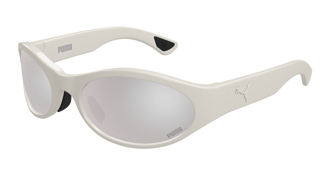 Gafas de sol puma pu0520s 005 beige round/oval/panthos masculino talla 61mm - Vista principal