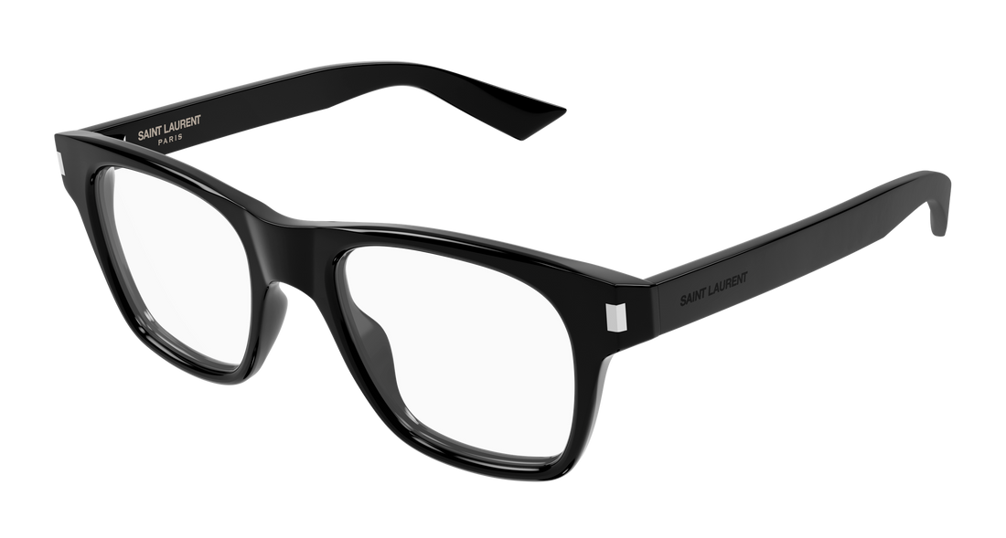Prescription glasses saint laurent sl 875 opt 001 negro rectangular / squared masculino size 50mm - Main view