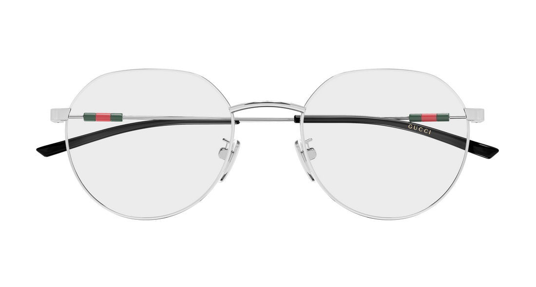Occhiali da vista gucci gg2141ok 001 plateado round/oval/panthos unisex taglia 51mm - Vista dettagliata