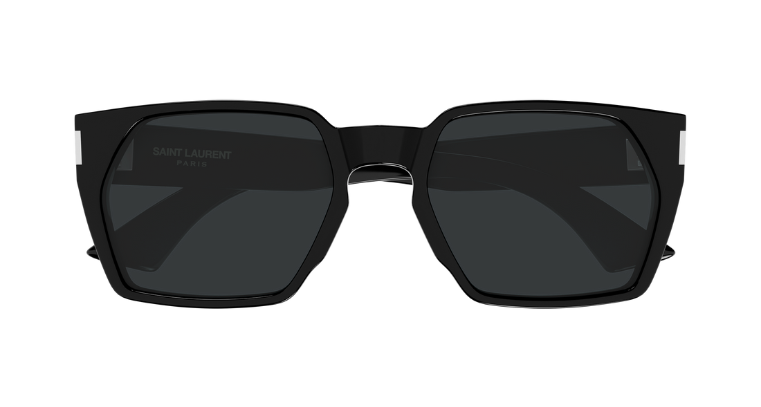 Óculos de sol saint laurent sl 894 001 negro rectangular / squared unisex tamanho 57mm - Vista de detalhe