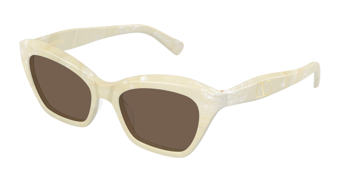 Occhiali da sole valentino vg0009s 003 beige cat eye femenino taglia 52mm - Vista principale