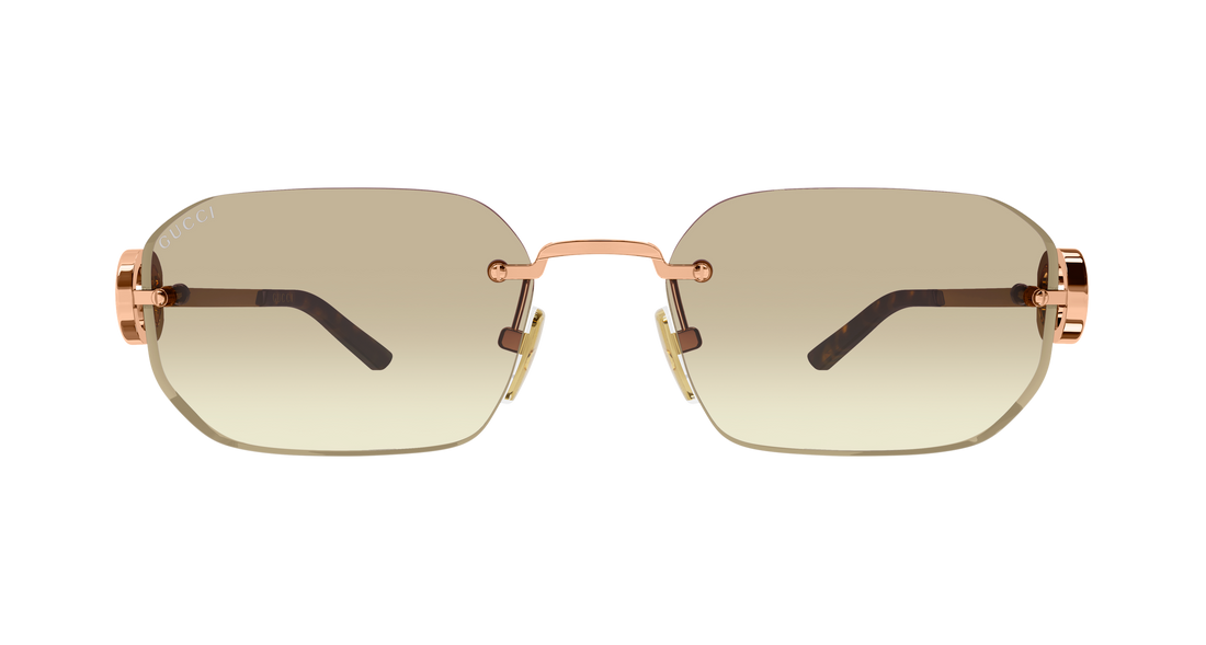 Solglasögon gucci gg2228s 004 dorado rectangular / squared femenino storlek 57mm - Detaljvy