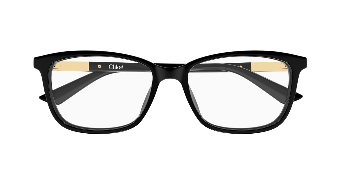 Lunettes de vue chloé ch0371oa 001 negro butterfly femenino taille 55mm - Vue détaillée