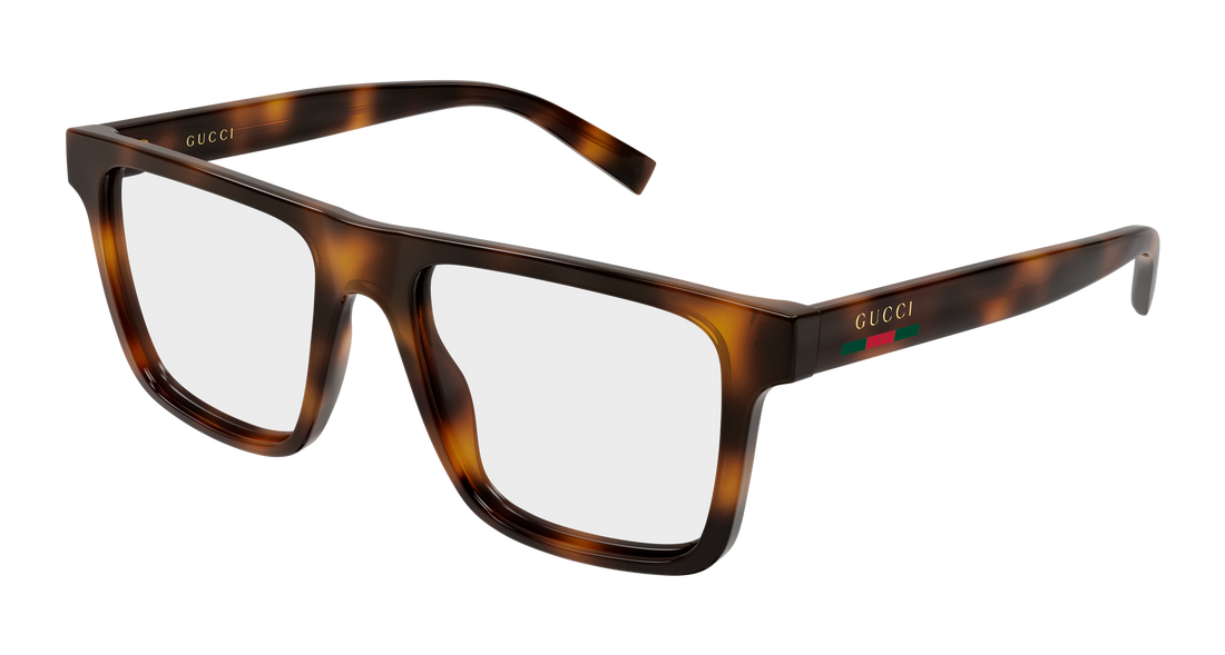 Óculos graduados gucci gg2236o 005 havana rectangular / squared masculino tamanho 53mm - Vista principal