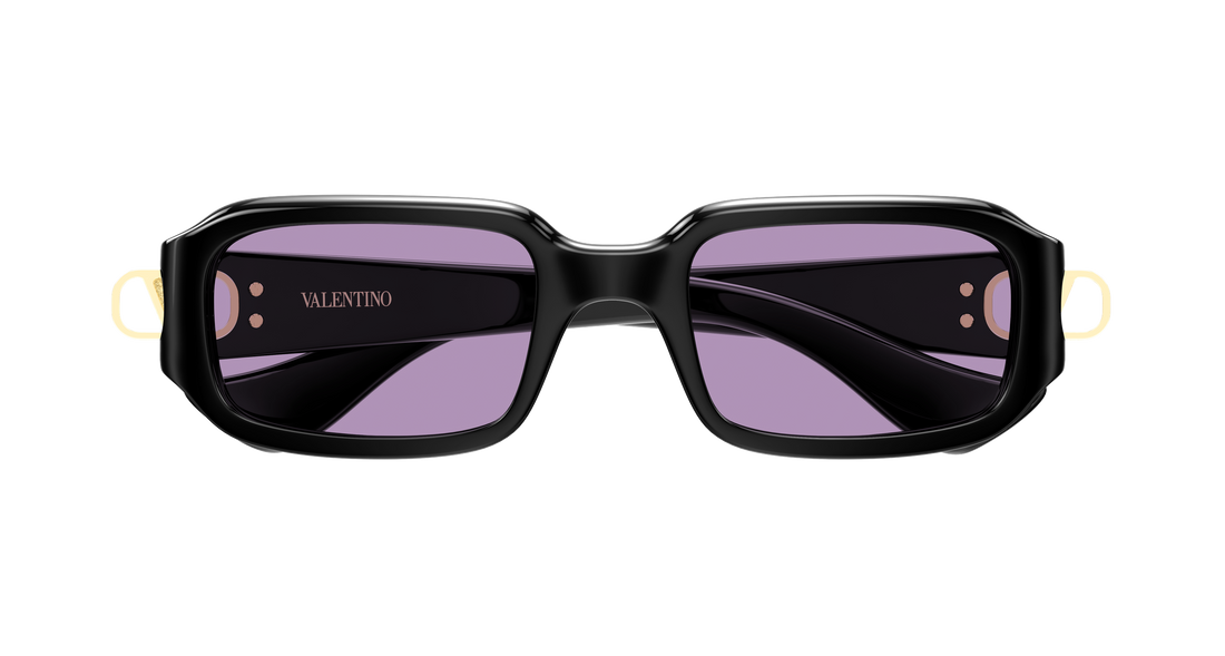 Occhiali da sole valentino vg0016s 002 negro rectangular / squared femenino taglia 53mm - Vista dettagliata