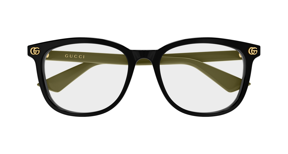 Lunettes de vue gucci gg2265oa 003 negro round/oval/panthos femenino taille 53mm - Vue détaillée