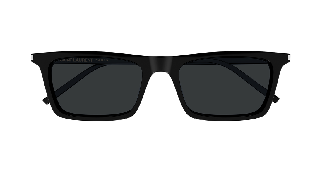 Óculos de sol saint laurent sl 890/f betty thin 001 negro unisex tamanho 54mm - Vista de detalhe