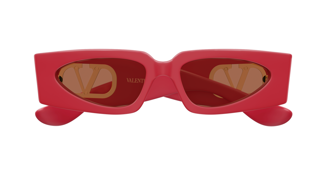Sunglasses valentino vg0001s 003 rojo rectangular / squared femenino size 53mm - Detailed view