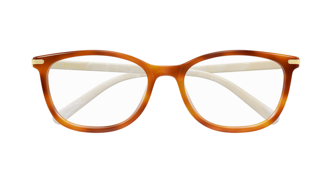 Occhiali da vista valentino vg0051oa 003 havana rectangular / squared femenino taglia 54mm - Vista dettagliata