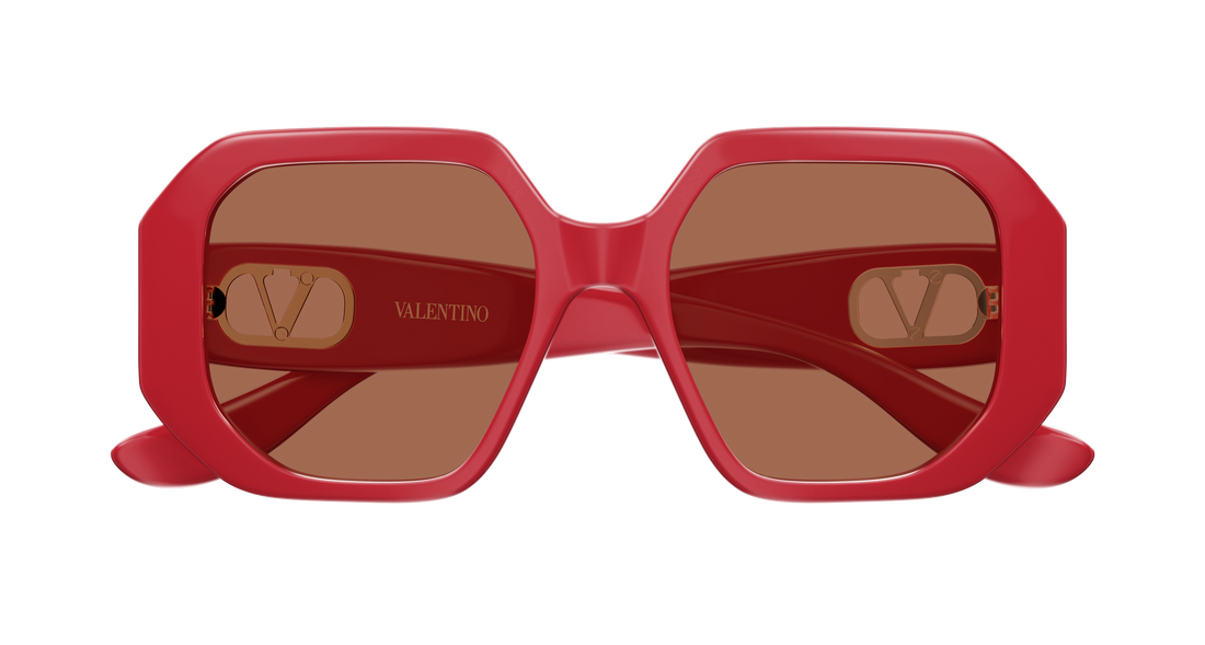 Sunglasses valentino vg0003sa 003 rojo geometrical/directional femenino size 55mm - Detailed view