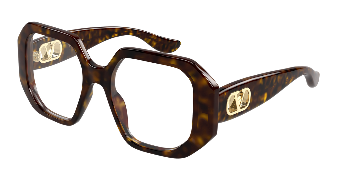 Gafas graduadas valentino vg0003o 003 havana geometrical/directional femenino talla 51mm - Vista principal