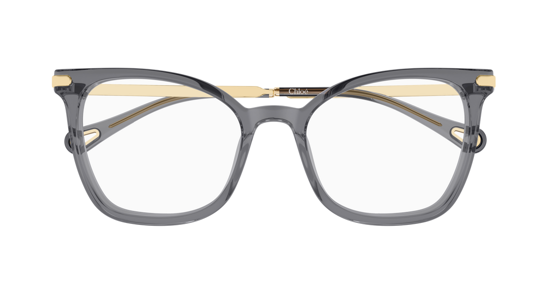 Lunettes de vue chloé ch0360o 001 gris rectangular / squared femenino taille 53mm - Vue détaillée