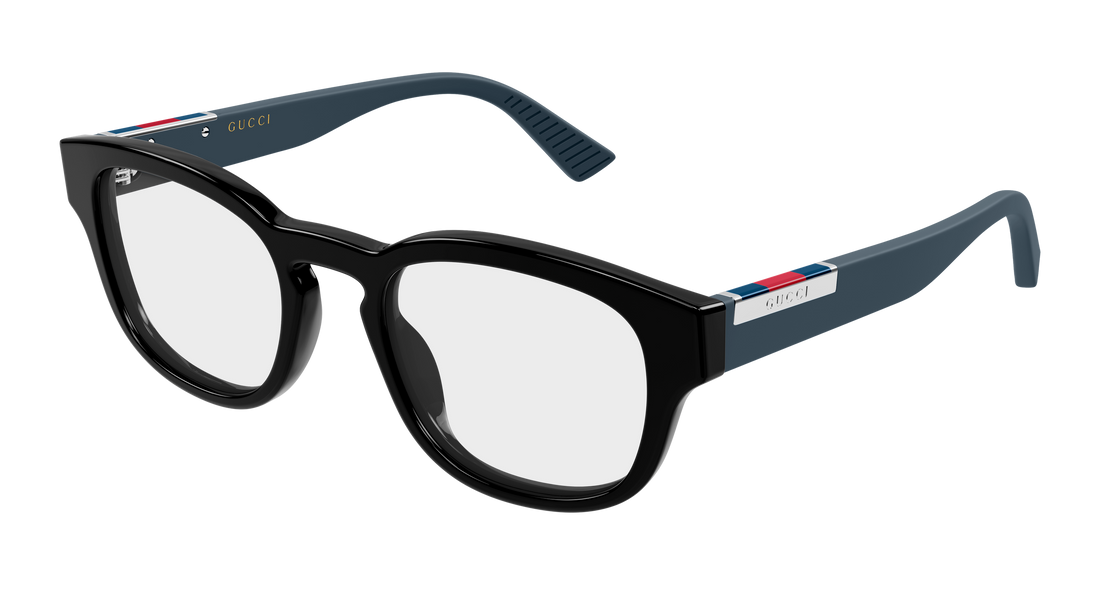 Occhiali da vista gucci gg2090o 002 negro round/oval/panthos masculino taglia 50mm - Vista principale