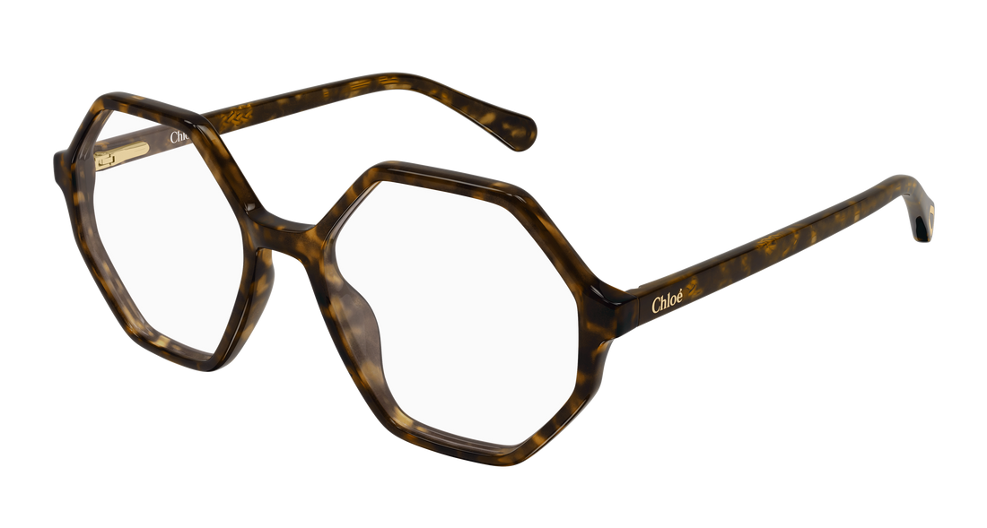 Briller chloé cc0005o 008 havana geometrical/directional infantil størrelse 49mm - Hovedvisning