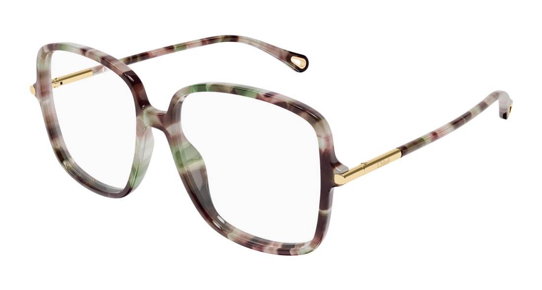 Briller chloé ch0399o 007 havana rectangular / squared femenino størrelse 56mm - Hovedvisning