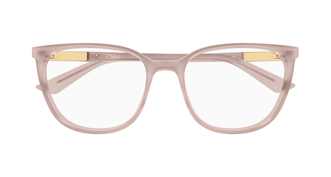 Lunettes de vue chloé ch0370ol 004 beige cat eye femenino taille 53mm - Vue détaillée