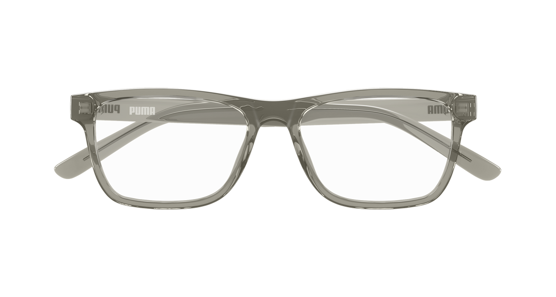Óculos graduados puma pu0547o 004 gris rectangular / squared masculino tamanho 54mm - Vista de detalhe