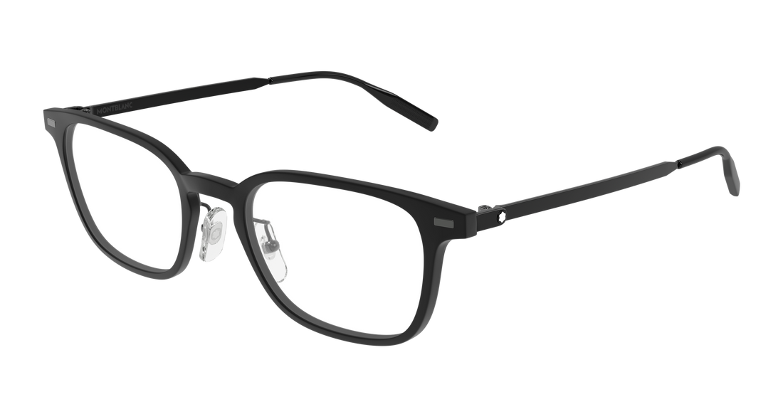 Óculos graduados montblanc mb0467ol 008 negro rectangular / squared masculino tamanho 54mm - Vista principal