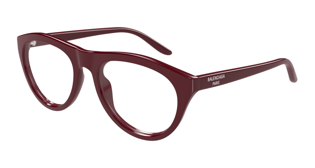 Lunettes de vue balenciaga bb0533o 004 rojo pilot/navigator unisex taille 55mm - Vue principale
