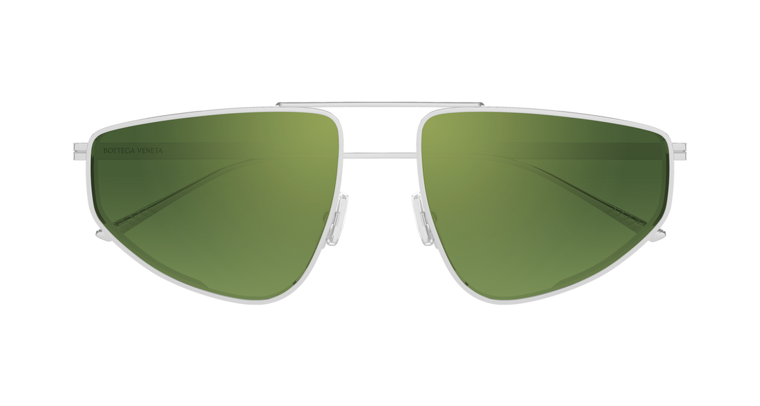Lunettes de soleil bottega veneta bv1466s 002 plateado pilot/navigator femenino taille 59mm - Vue détaillée