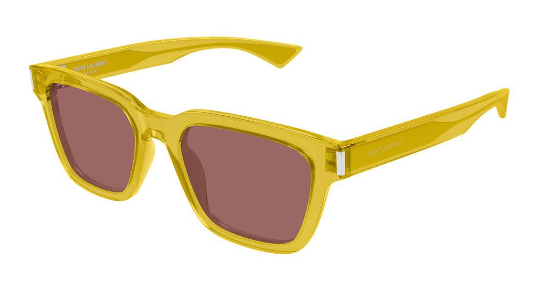 Sunglasses saint laurent sl 790 006 amarillo rectangular / squared masculino size 53mm - Main view